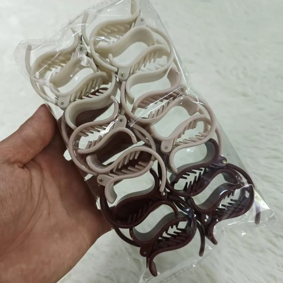 Combo 36 cái kẹp tóc màu trà sữa dành cho tóc mỏng