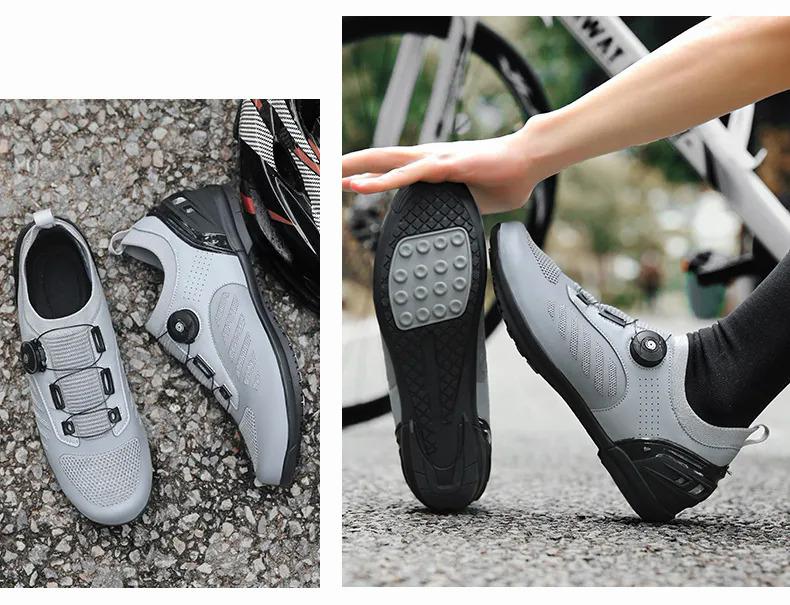 Product Introduction of New cycling shoes for men ultralight road bike shoes non-slip wear-resistant professional sport shoes outdoor sports mountain bike bycling shoes MTB size 36-47 53