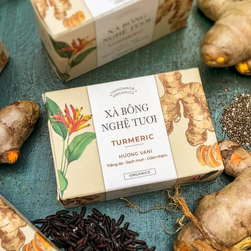 Xà bông nghệ MELA giảm mụn mờ thâm 200g