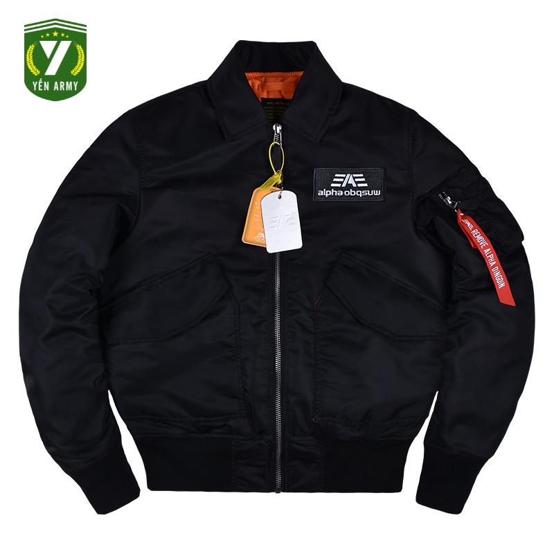  Áo Khoác Pilot Alpha Nam Chần Bông Cổ Bẻ Màu Đen   Xanh Rêu   Ghi Bạc   Xanh Than - Mã AP3886 