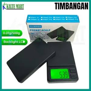 Timbangan Mini Digital 500gr / 0.01gr Timbangan Emas 500g 0.01g Timbangan Perhiasan Pocket Scale