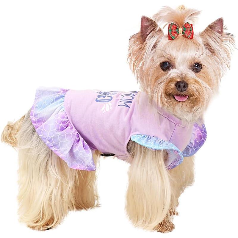 Dog Clothes Girl Dog Dress Small Dogs Puppy Dresses Pet Dress Shirt ...