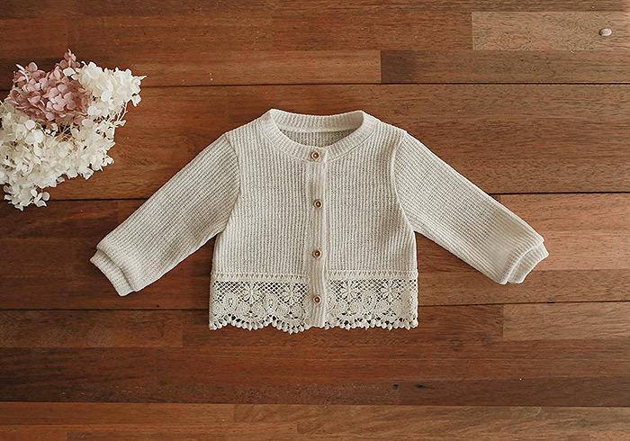 Product Introduction of Korean style girls' baby and infant lace air conditioning shirt ins casual sun protection clothing cardigan coat all-matching cardigan 16