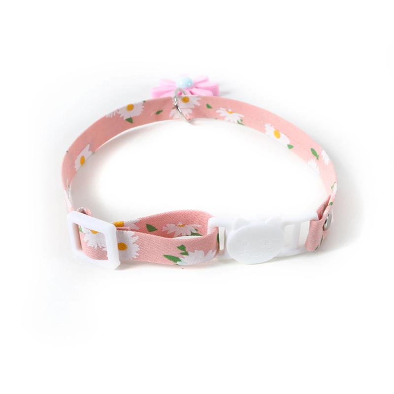 Product Introduction of Daisy Flower Pet Cat Collars Floral Adjustable Safety Breakaway Puppy Chihuahua Collar Kitten Rabbit Necklace Cat Accessories #341721 41