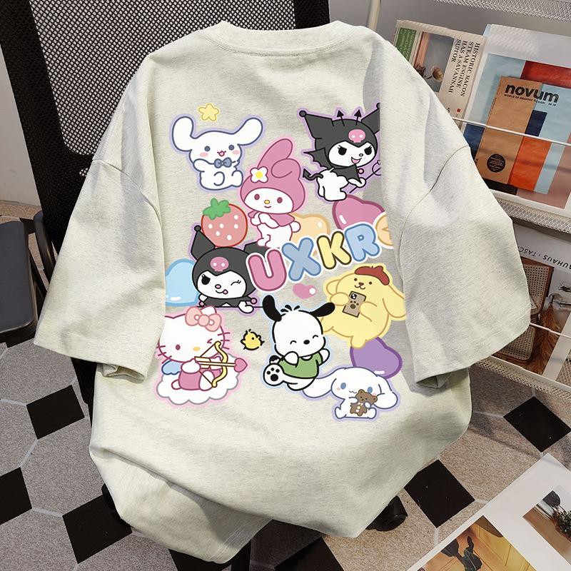 Product Introduction of 100% Cotton Funny Funny Cartoon Printed Oversize Top for Women Unisex 6