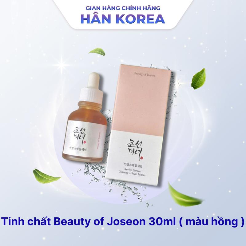 Tinh chất hỗ trợ giảm tình trạng lão hoá Beauty of Joseon 30ml ( màu hồng ) Dưỡng Ẩm Da Skincare Serum Chăm Sóc Da