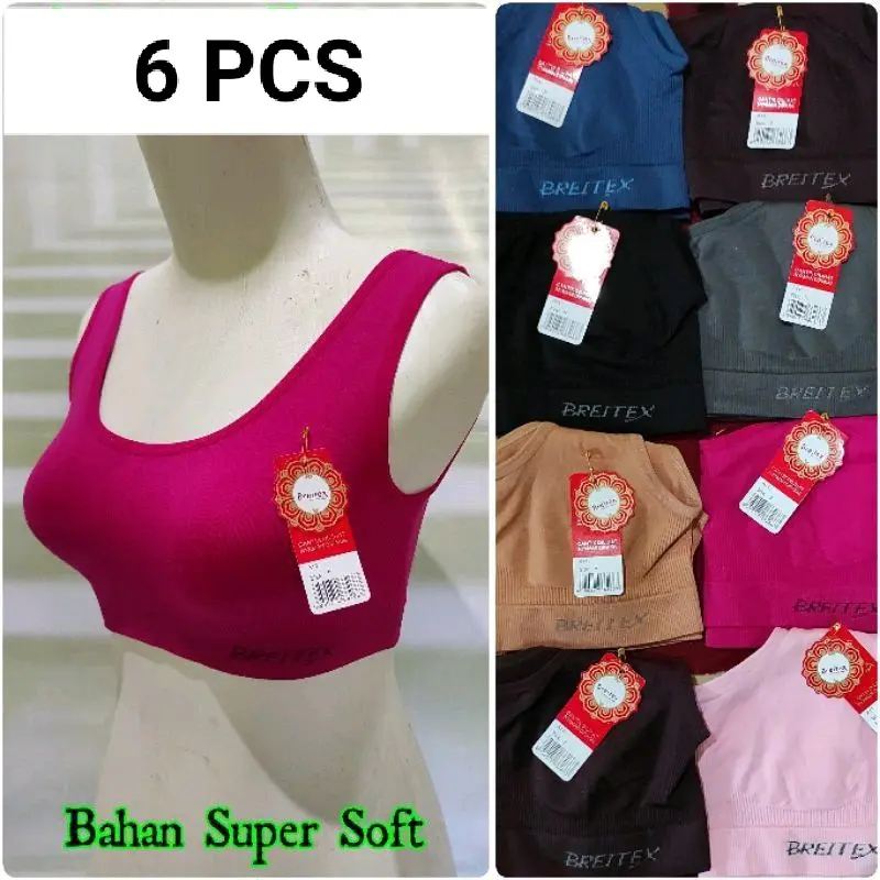 6 PCS Miniset remaja dan dewasa britex bahan rajut termurah| miniset xissmei Fashion