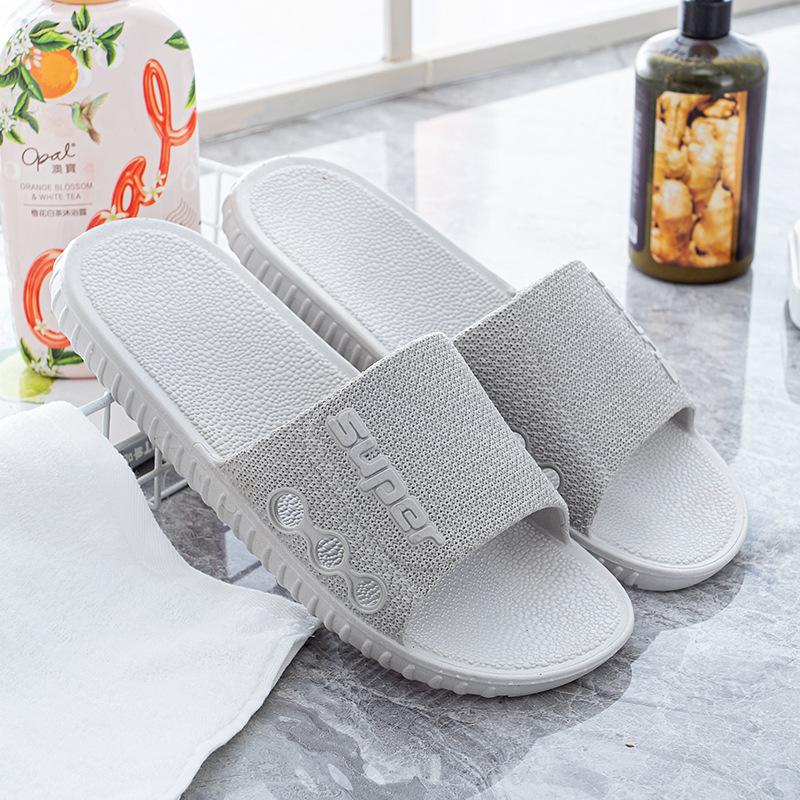 Product Introduction of 2025 Home Slippers Women's Summer Indoor Non-Slip Silent Home Soft Bottom Couple Bathroom Bath Soft Bottom Men's Sandals Girl Footwear 19