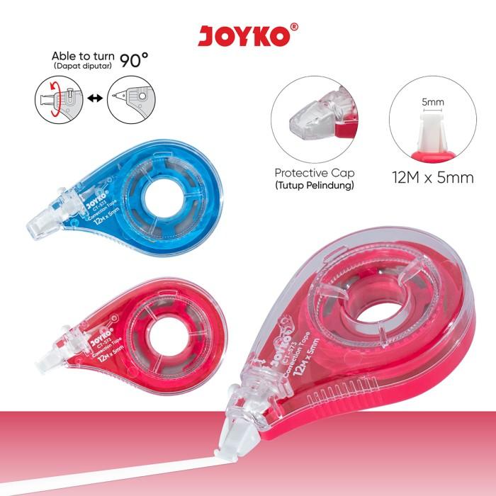 Gambar Pita Koreksi Correction Tape Joyko CT-573 - CT-573 dari Joyko Indonesia Kota Administrasi Jakarta Utara Tokopedia