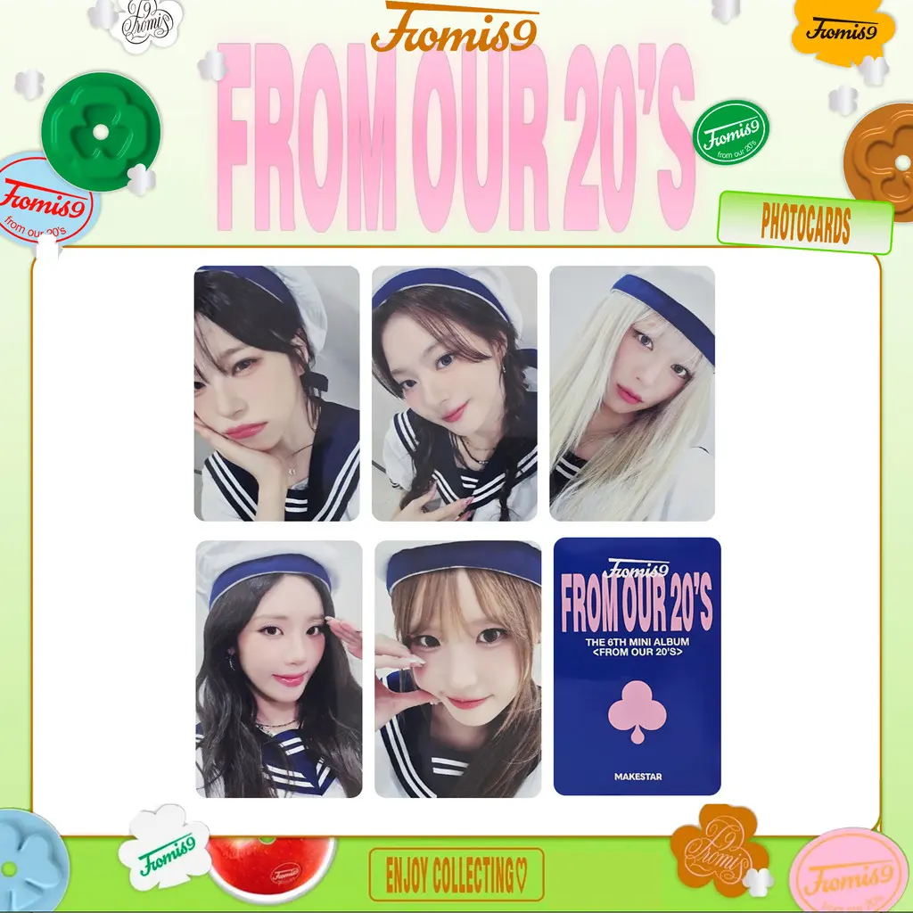 5-8pcs fromis_9 From Our 20's Lomo Card Supersonic Album