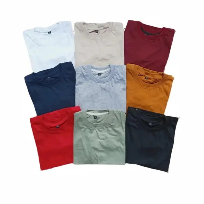 SWEATER_ID Kaos polos lengan pendek anak 1-7 tahun combed 30s Katun Polos Biru Hitam Kuning Merah Putih 1
