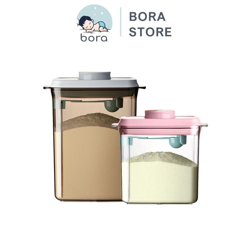 Hộp đựng sữa bột chống ẩm Ankou, hộp trữ sữa hút chân không cho bé