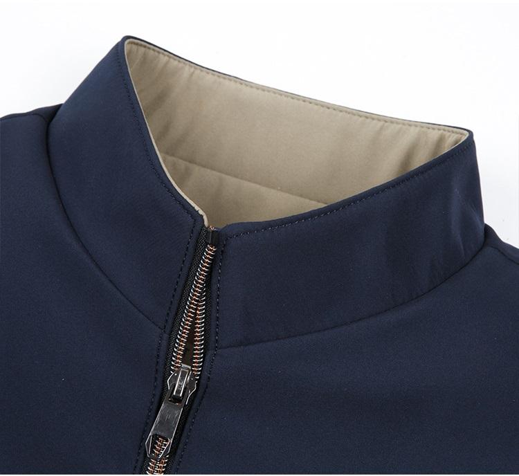 Áo khoác nam lót lông ấm áp tặng bố cổ tàu bo chun có khóa túi chống rơi đồ Ak25 Menswear Jacket Kaki áo  khoác đứng aokhoac 5