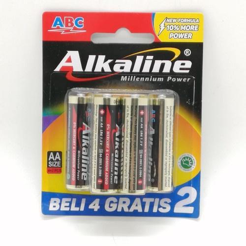 Baterai/Battery/Batere/Batre ABC Alkaline AA isi 6 pcs 1,5V 0