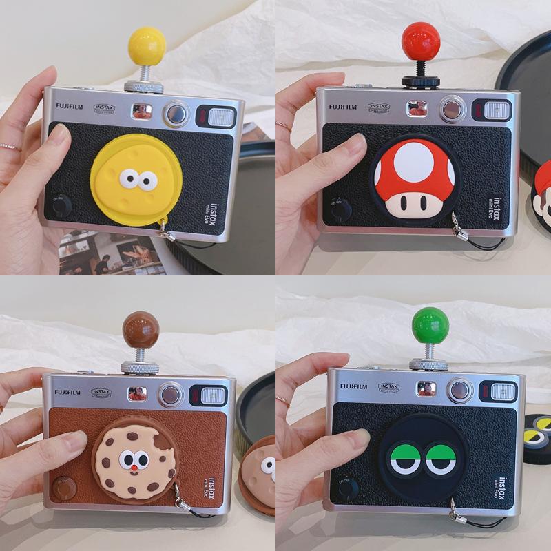  Nắp Ống Kính Silicon Nhiều Màu Sắc Cho Máy Ảnh Fujifilm Instax Mini Evo Vỏ Bảo Vệ 