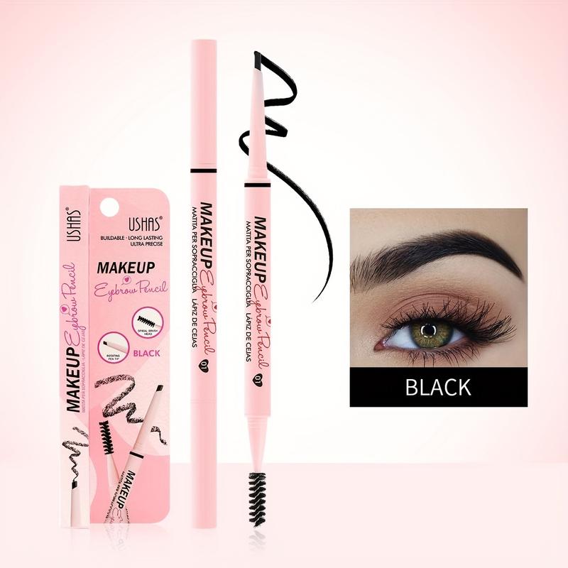 Product Introduction of USHAS Rotating Eyebrow Pencil, Waterproof, Sweatproof, Non-bleeding, Long-lasting, Non-smudging, Natural Makeup 5