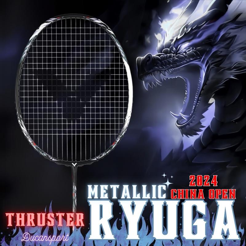RỒNG BẠC Vợt cầu lông Victor Thruster Ryuga Metallic China Open 2024 Limited chính hãng + tặng cuốn cán + túi đựng vợt !