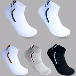 KAOS KAKI NEW SPORT PENDEK MOTIF GARIS PRIA WANITA Panjang Semata Kaki