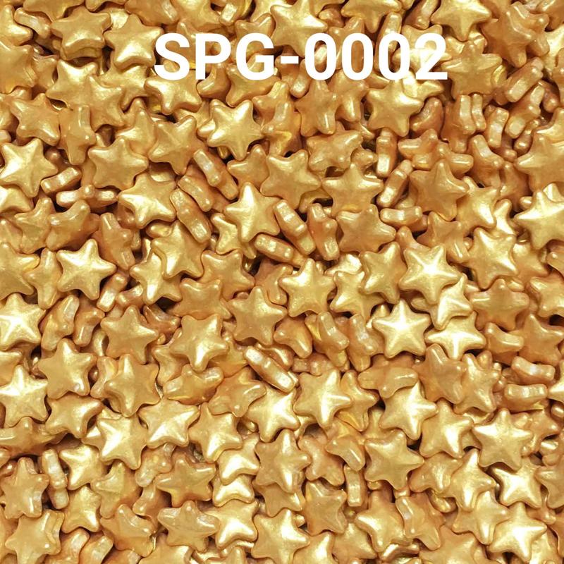 SPG-0002 Sprinkles sprinkle sprinkel 1kg 1 kilo bintang gold emas 0