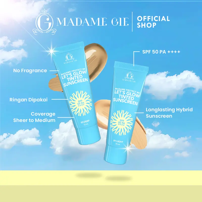 Madame Gie Madame Protect Me Let's Glow Tinted Sunscreen SPF 50 PA ++++ 5