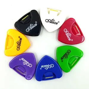 Alice A010A Triangular Pick Holder Tempat Pik Gitar Triangle Plastik pick  holder
