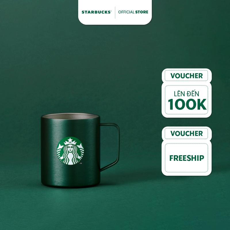 Ly Mug Starbucks 14Oz (414ml) Stainless Steel DARK GREEN SIREN