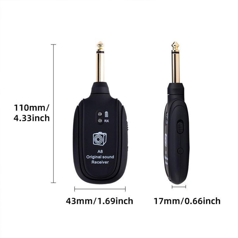 Wireless Electric Harmonica Transmitter Receiver, 1 Set Wireless BT Harmonica Receiver Electric Harmonica Audio Transmitter, Electric Harmonica Accessories, Thanksgiving, Chrismats Gift Set 1