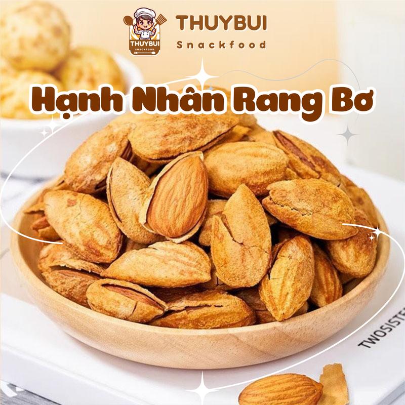 Hạnh Nhân Rang Bơ Mỹ Thơm Ngon Đậm Vị, Hạnh Nhân Tẩm Vị Hàng Cao Cấp Vỏ Mỏng