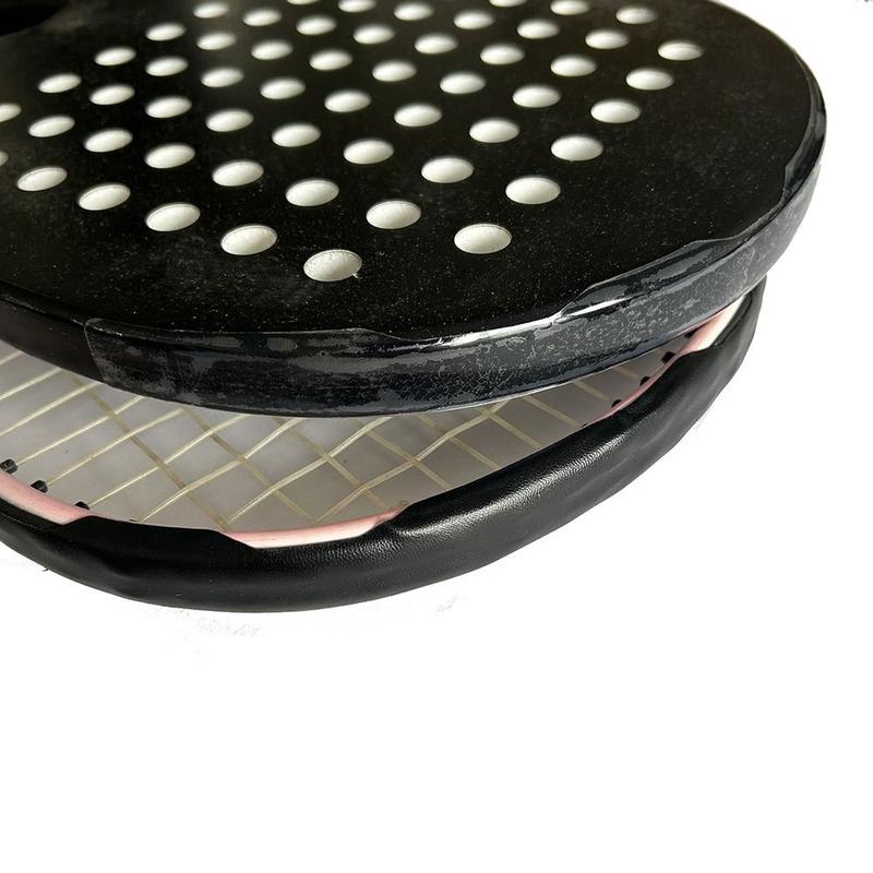 Product Introduction of NEW Black Transparent Tennis Racket Head Sticker PU Scratch Prevention Frame Protection Tape Sport Supplies Anti-collision Racquet Frame Protective Sticker 13