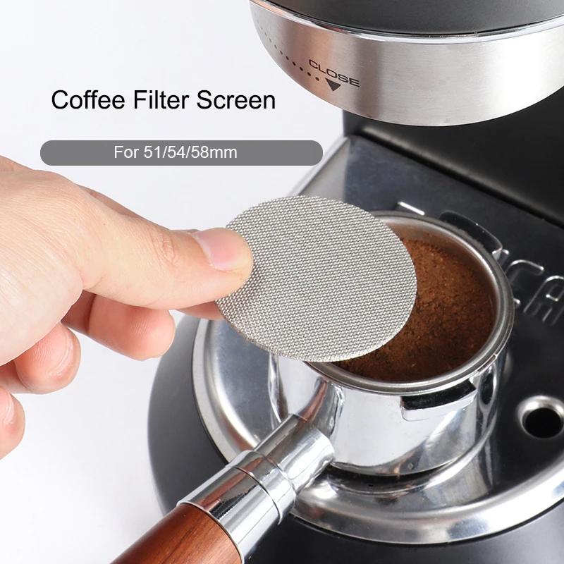 Tấm Lọc Cà Phê 2 Lớp Dày Tiện Dụng, Dụng Cụ Lưới Lọc Làm Sạch Cho Máy Pha Cafe 1.7mm 1
