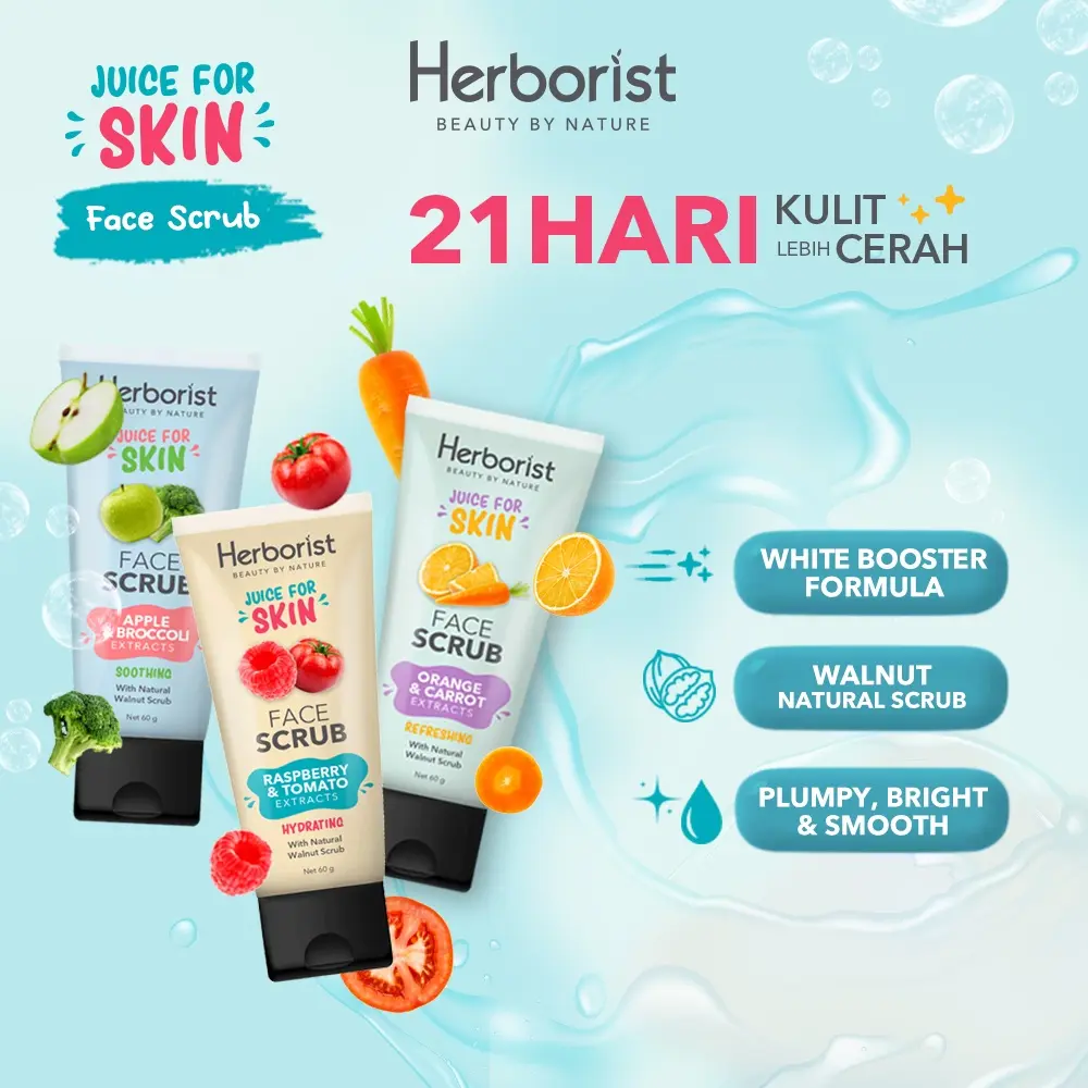 Herborist Juice For skin Face Scrub 60g