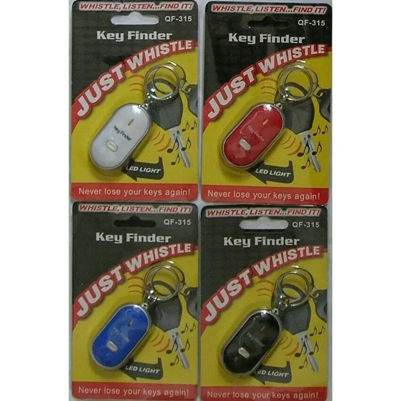 Gantungan Kunci Siul Anti Hilang Lupa Key Finder Keychain Senter LED 1