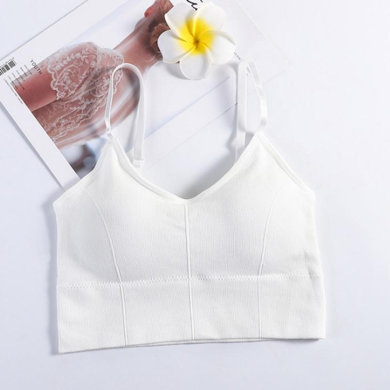 Product Introduction of Womens Sports Bra Seamless Breathable Soft Underwear Adjustable Shoulder Strap Inner Padded Yoga Vest Bralette 23