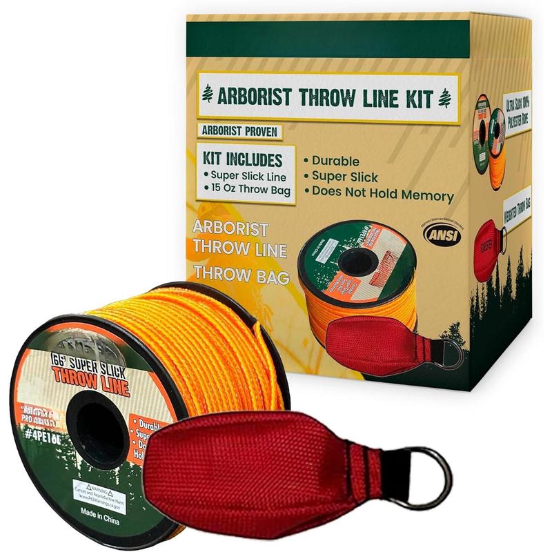 Arborist Throw Line Kit - Ultra Slick Polyester Rope with Weighted ...