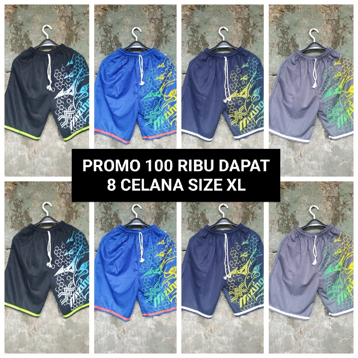 PROMO 100 RIBU DAPAT 8 CELANA KOLOR SZ XL