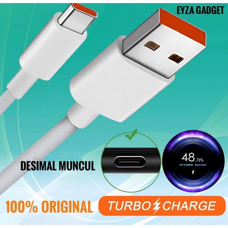 Product Introduction of CHARGER MI 33W ORIGINAL TURBO CHARGING SATU SET KABEL DATA TYPE-C Desimal muncul 2
