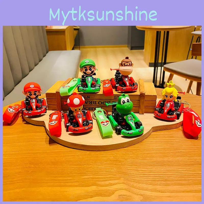 Creative Mario Kart Keychain Made From Durable Pvc For Bags And Cars