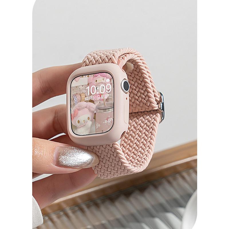 Tali Jam Tangan Sport Braided Nylon Elastic Strap for Apple Watch Ultra/SE 2 Iwatch Series 9 8 7 6 3 5 4 46mm 49 45 41 44 40 42 38mm Scrunchie Band Belt Bracelet Accessories Smartwatch I8 S10 S8 S9 Pro Max T900 T800 Ultra 8 MAX 9 PRO S20 T500 Tali Jam Tangan Sport Braided Nylon Elastic Strap for Apple Watch Ultra/SE 2 Iwatch Series 9 8 7 6 3 5 4 46mm 49 45 41 44 40 42 38mm Scrunchie Band Belt Bracelet Accessories Smartwatch I8 S10 S8 S9 Pro Max T900 T800 Ultra 8 MAX 9 PRO S20 T500