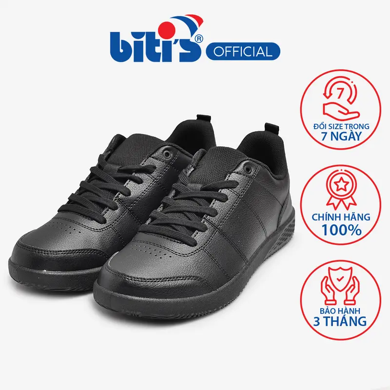 Giày Thể Thao Thông Dụng Nam - Nữ Biti's Basic BSM000600DEN/ BSW000600DEN (ĐEN) 0