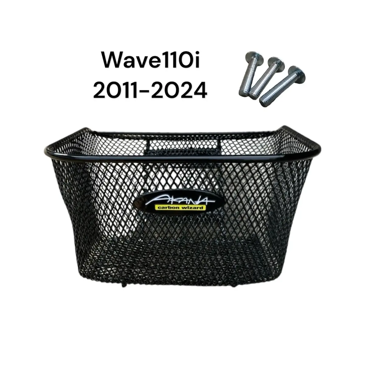ตะกร้า Wave110i new เวฟ110i ปี2011-2024 เดิมๆ แถมสติ๊กเกอร์ Akana จัดส่งวันต่อวัน Motorcycle มอเตอร์ไซค์