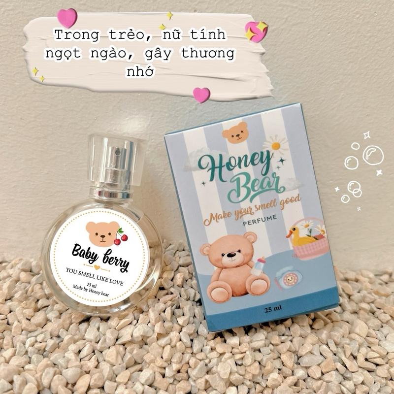 Nước hoa Honeybear Baby Berry nữ tính thanh lịch chai 25ml