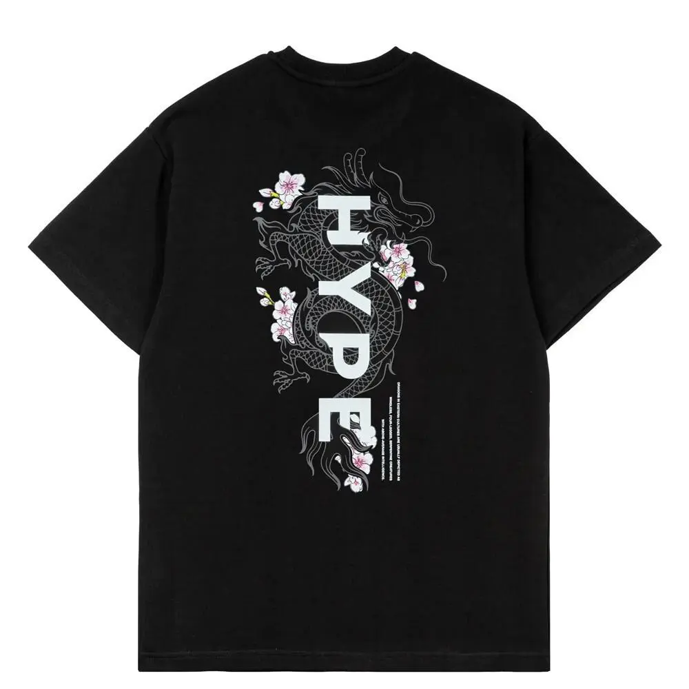 HYPE CNY SEASONAL TWISTED TEE 2 COD men's and women's short sleeved T-shirt top cotton tshirt Floral Menswear Casual Crewneck