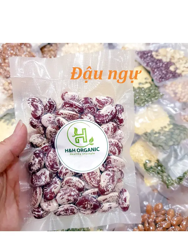 Hạt dinh dưỡng hữu cơ H&H Organic - 100g, làm sữa hạt, nấu cháo ăn dặm, nấu cơm, đậu gà, hà lan, hạt kê, diêm mạch, kiều mạch, mè đen, lăng đỏ, đậu ngự, đậu đỏ, đậu trắng, nhân hướng dương, đậu cúc, hạt lanh, hạt chia Food 1góimè 3