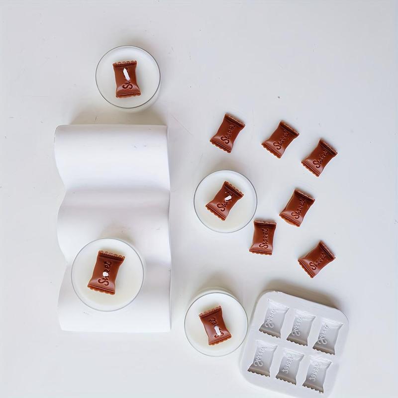 Product Introduction of Mini Bear & Cookie Shaped Silicone Mold, 1 Count Cute Shape Candle Mold, DIY Candle Making Mold, Easy To Release, Suitable for DIY Candle Decor 2