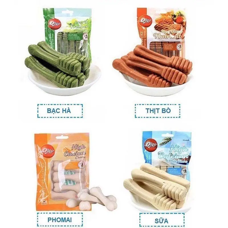 COMBO 5 & 10 GÓI XƯƠNG GẶM ORGO CHO CHÓ 2