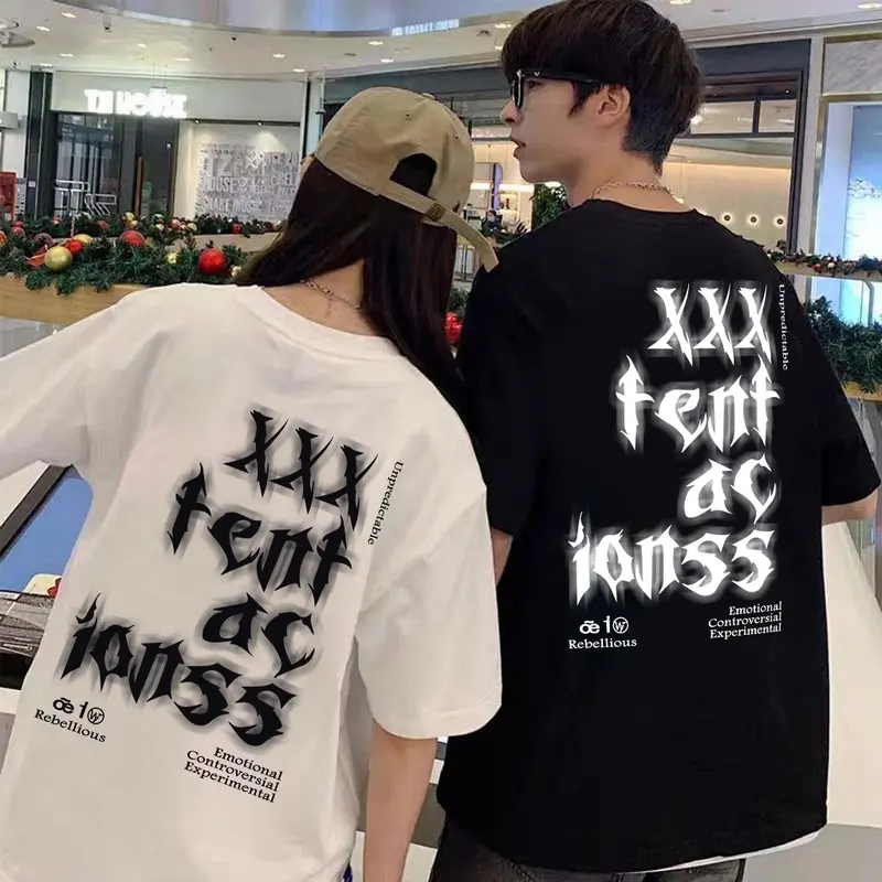 Kaos Distro Unisex Vintage Oversize | Xtentacionss Retro | Black Letter 100% katun 2