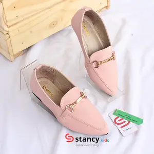 janitra x Stancy Kids Sepatu flatshoes Anak Fashion casual anak premium mocasino loafers bahan tokyo bergaris sol karet dan acc  logam