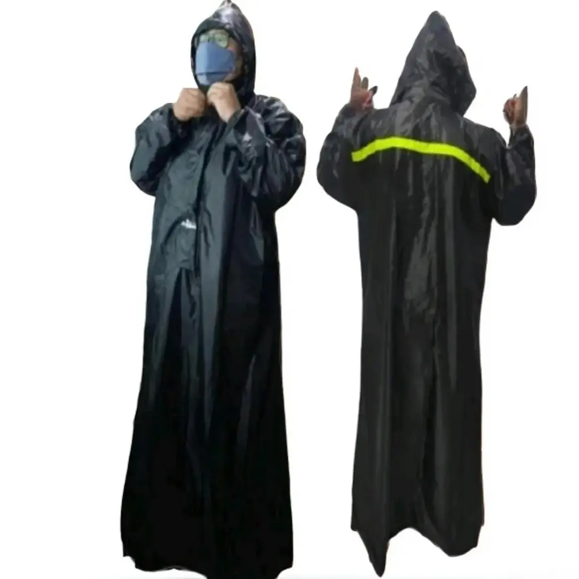 Jas Hujan Gamis Pria Dan Wanita Muslimah Syari Dewasa Mantel Hujan Gamis Raincoat Jumbo Waterproof Tebal Kuat Anti Rembes