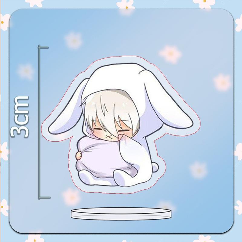 (3CM) MÔ HÌNH Standee BLUE LOCK ver Áo thỏ tai dài acrylic anime mica chibi trang trí trưng bày