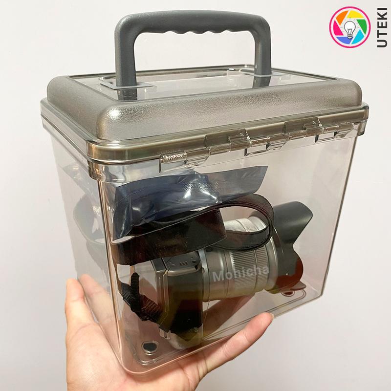 Hộp chống ẩm máy ảnh camera du lịch chính hãng Uteki A-2218 dung tích 3.8 lít Chống nước
